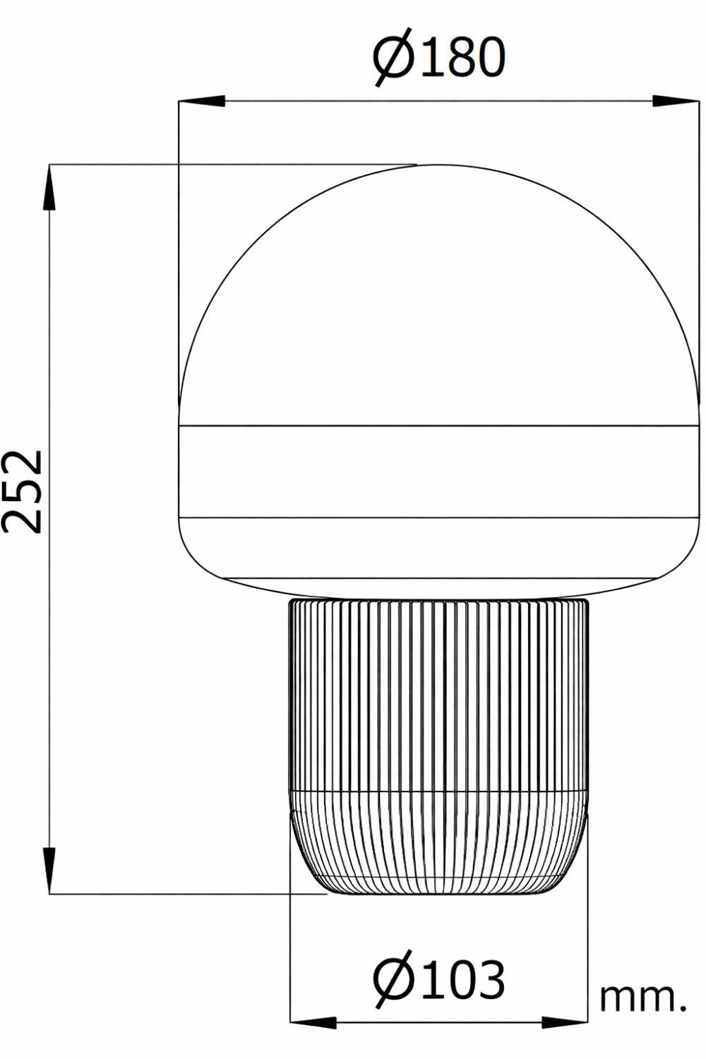 Lámpara de Mesa Resina Nacune