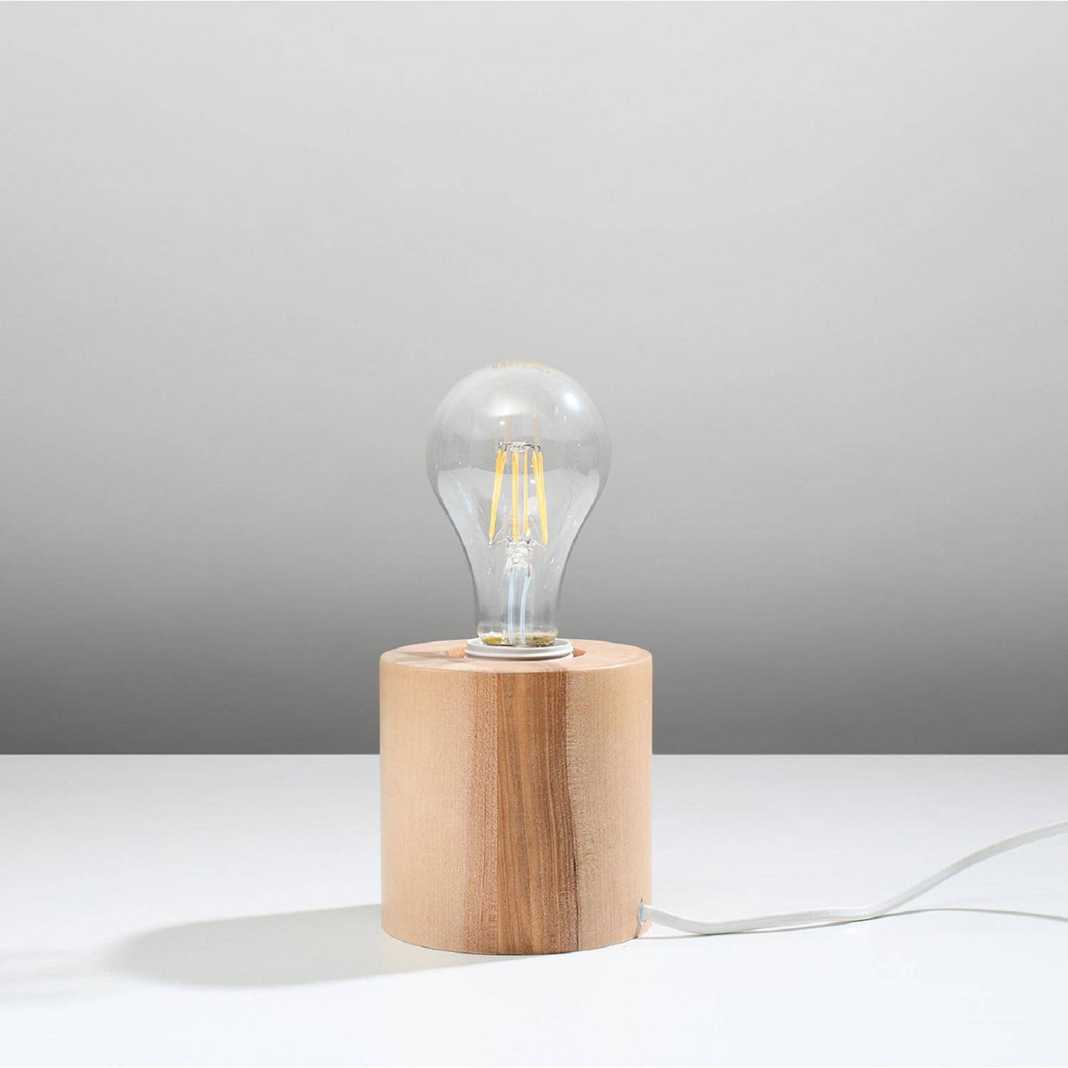 Lámpara de Mesa Salgado Madera SOLLUX