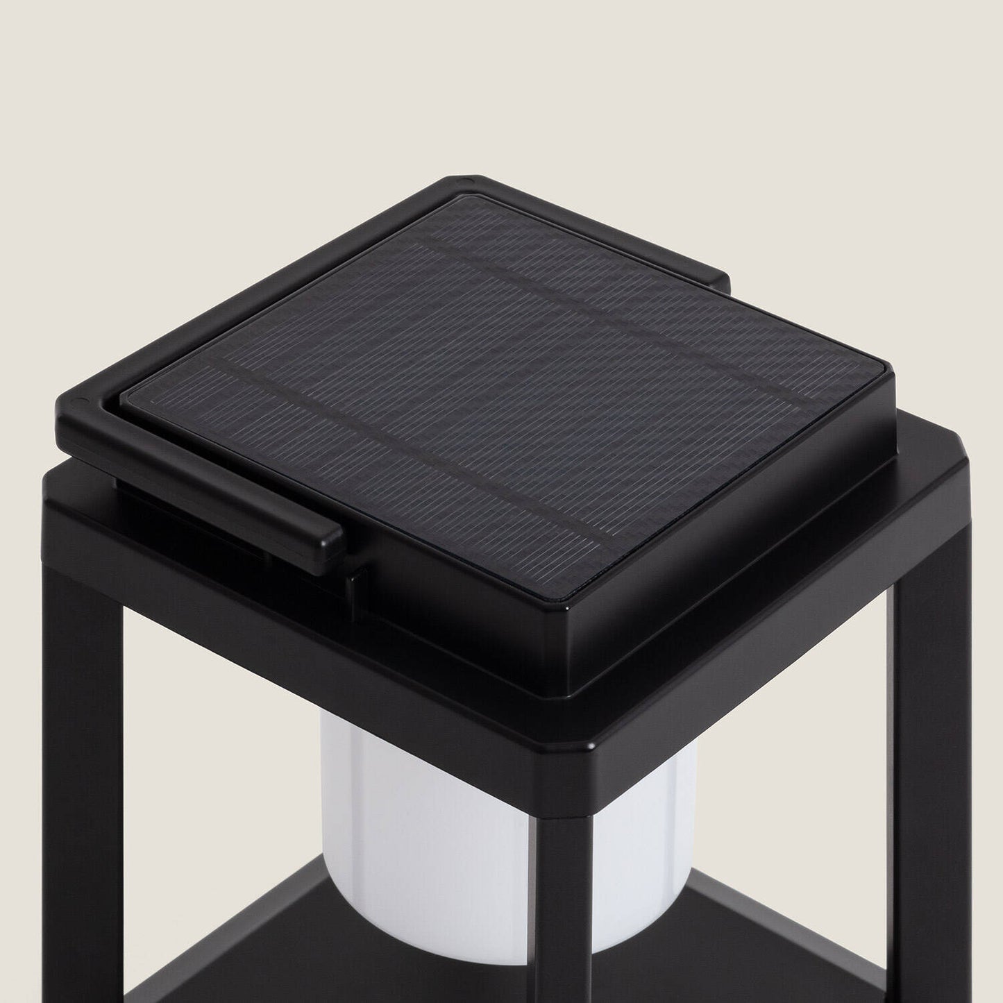 Lámpara de Mesa Solar LED Portátil Aluminio Perlico