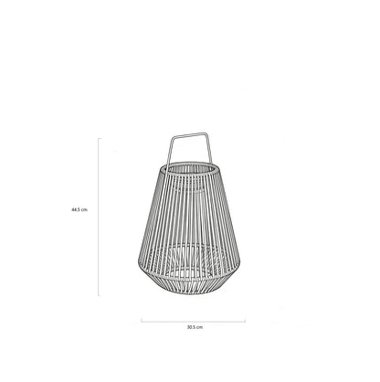 Lámpara de Mesa Solar Tali de Cuerda para Exterior