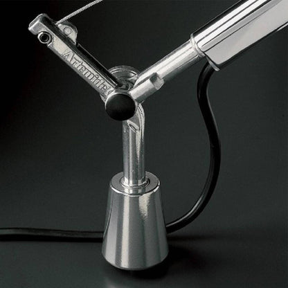Lámpara de Mesa Tolomeo Micro con Soporte Fijo Blanco Brillo ARTEMIDE