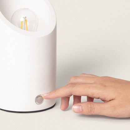 Lámpara de Mesa Yeso Rise Uplighter con Batería USB Recargable