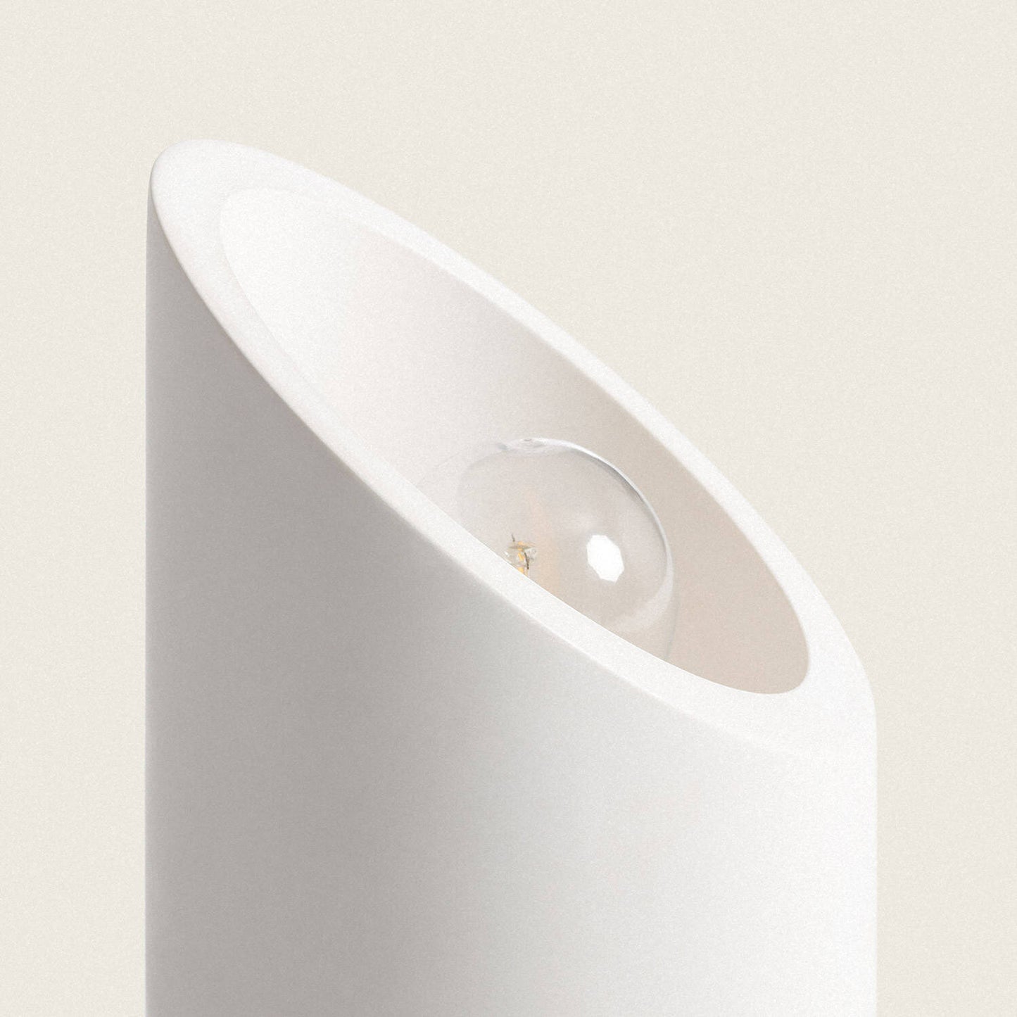 Lámpara de Mesa Yeso Rise Uplighter con Batería USB Recargable