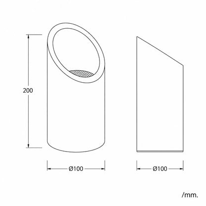 Lámpara de Mesa Yeso Rise Uplighter