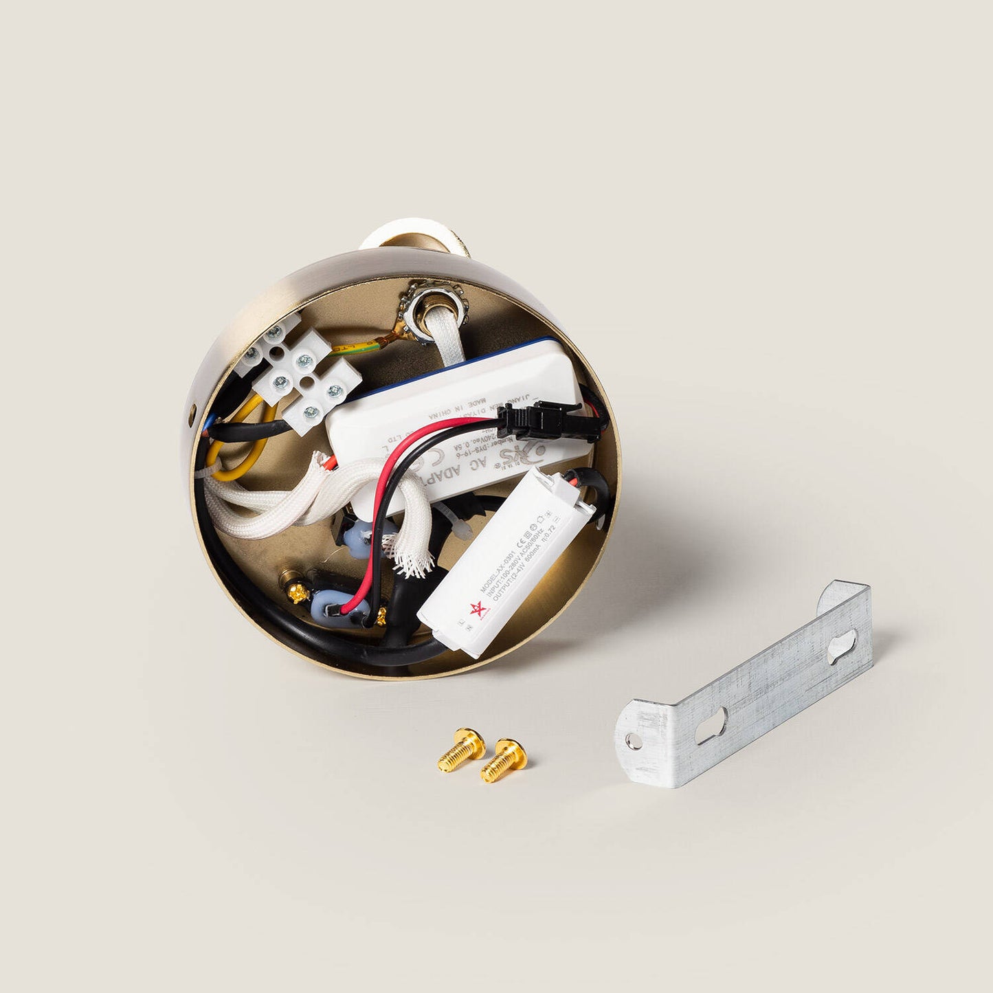 Lámpara de Pared con Luz de Lectura LED 2.5W Metal y Puerto USB Gazny