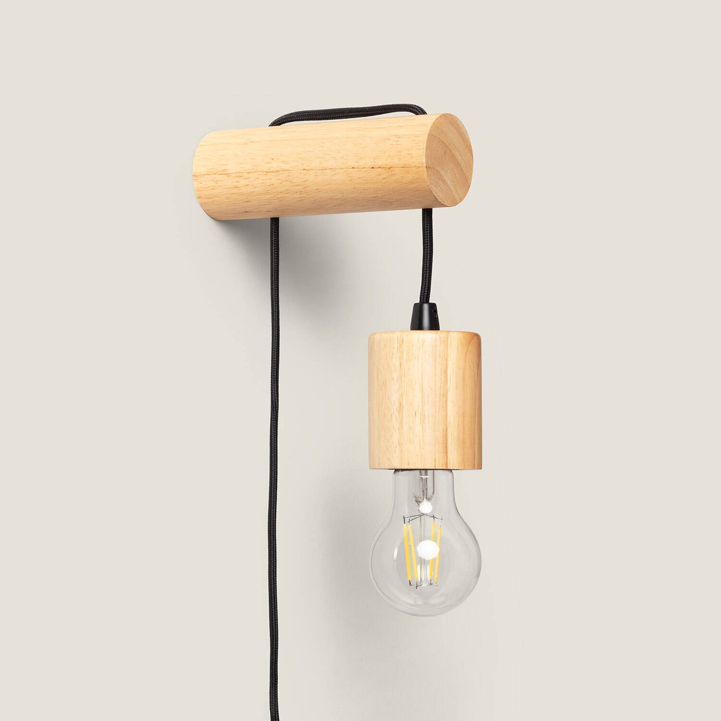 Lámpara de Pared de Madera Torse
