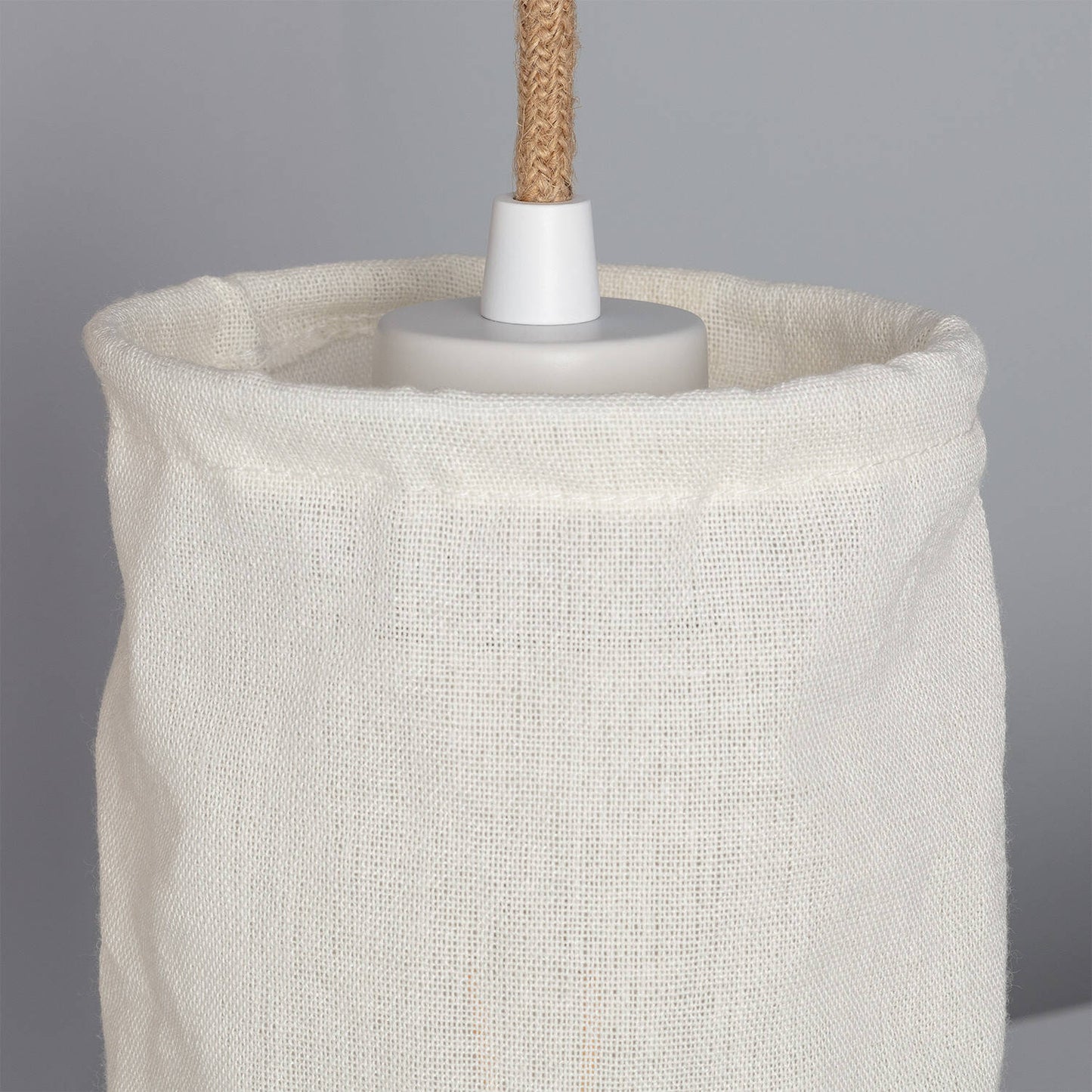 Lámpara de Pared de Madera y Tela Kanzu