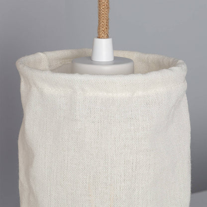 Lámpara de Pared de Madera y Tela Kanzu