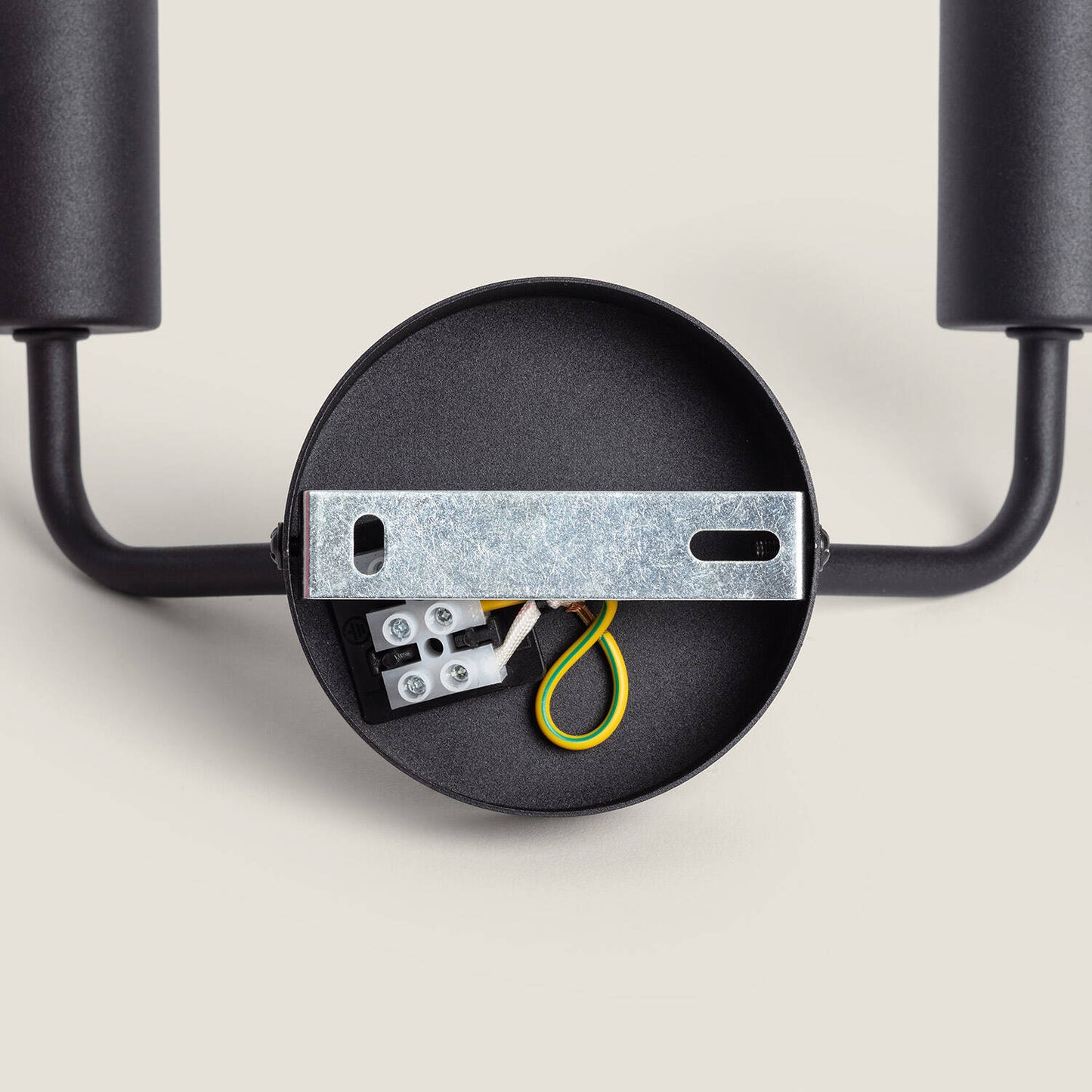 Lámpara de Pared de Metal 2 Focos Jayso