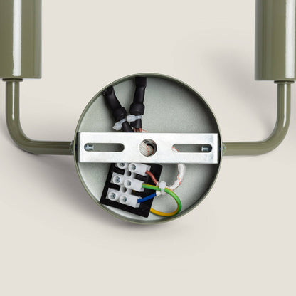 Lámpara de Pared de Metal 2 Focos Jayso