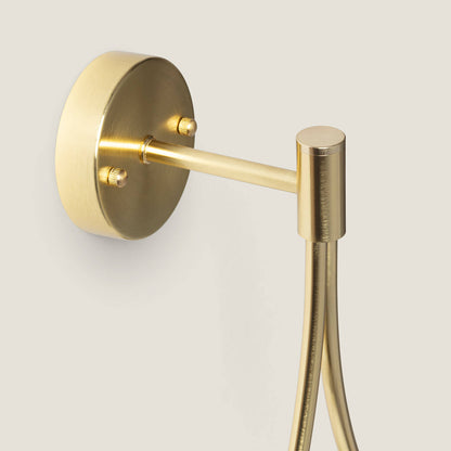 Lámpara de Pared de Metal y Cristal Moonlight