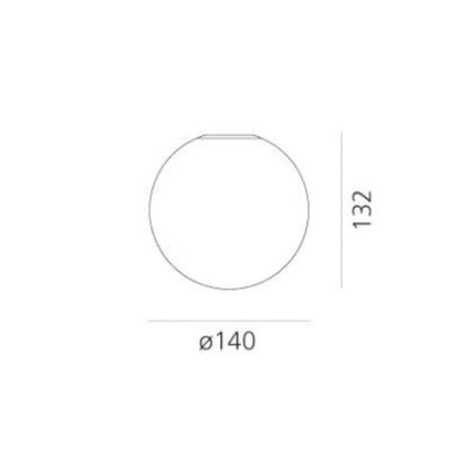 Lámpara de Pared Dioscuri Ø14 cm ARTEMIDE