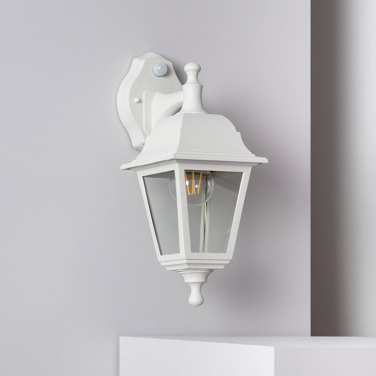 Lámpara de Pared Exterior con Detector de Movimiento PIR Mini Villa