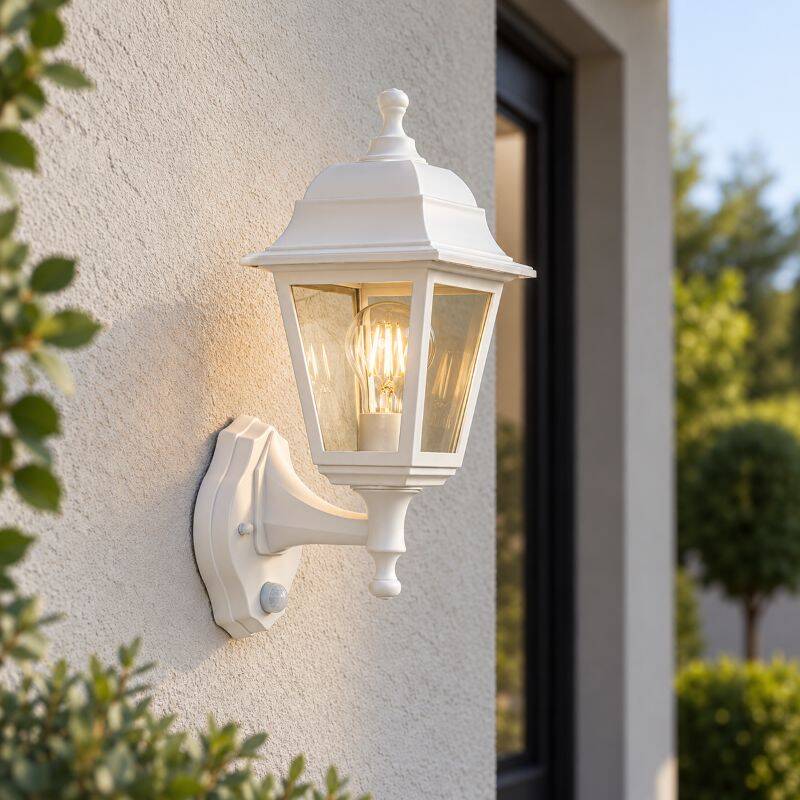 Lámpara de Pared Exterior con Detector de Movimiento PIR Mini Villa