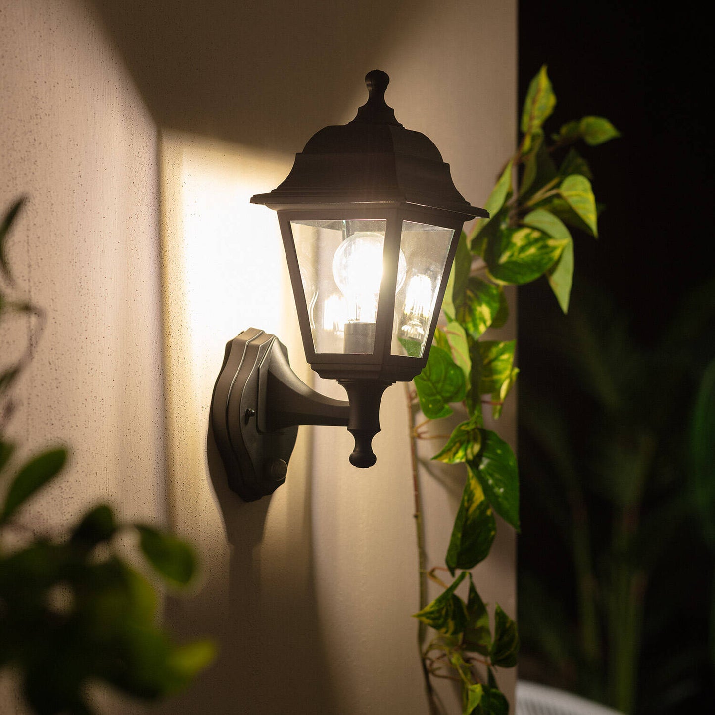 Lámpara de Pared Exterior con Detector de Movimiento PIR Mini Villa