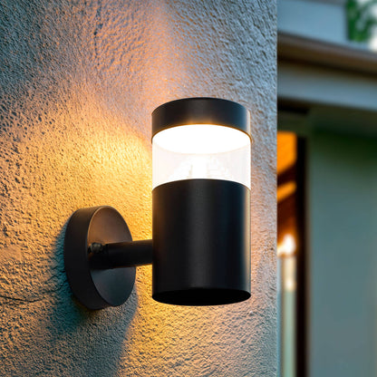 Lámpara de Pared Exterior LED 5W Acero Inoxidable Inti Black