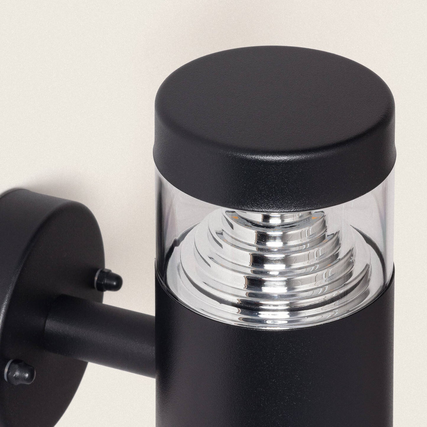 Lámpara de Pared Exterior LED 5W Acero Inoxidable Inti Black