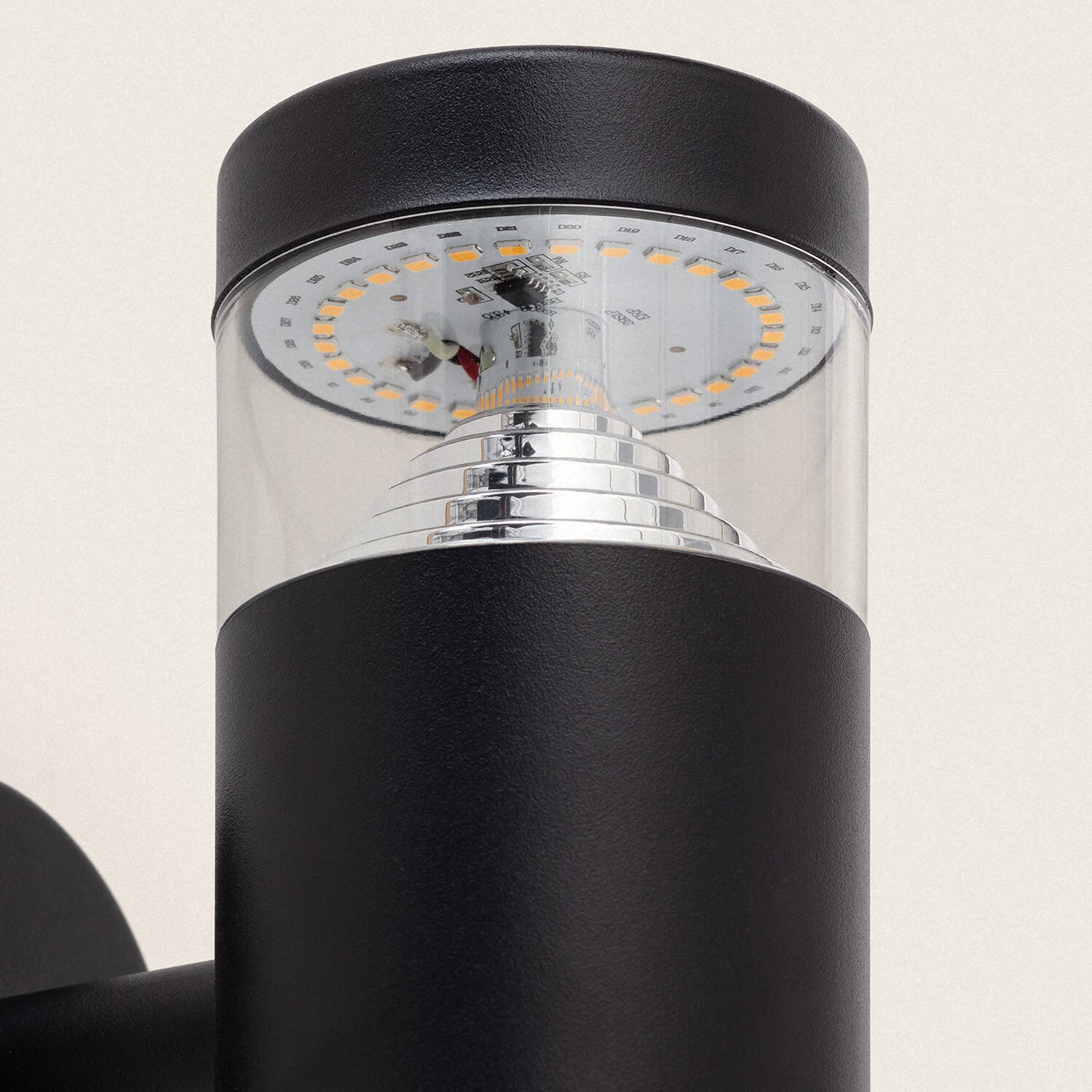 Lámpara de Pared Exterior LED 5W Acero Inoxidable Inti Black