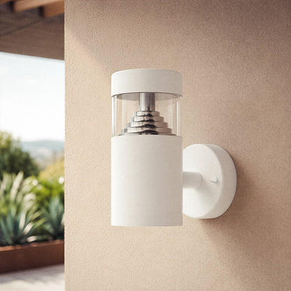 Lámpara de Pared Exterior LED 5W Acero Inoxidable Inti White