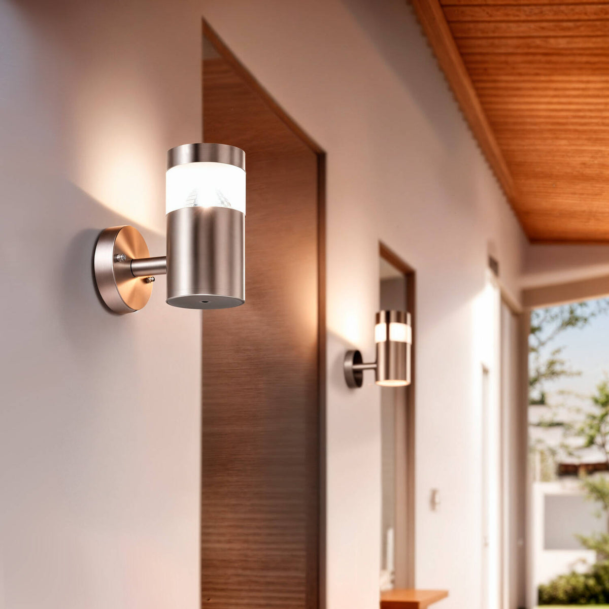 Lámpara de Pared Exterior LED 5W Acero Inoxidable Inti