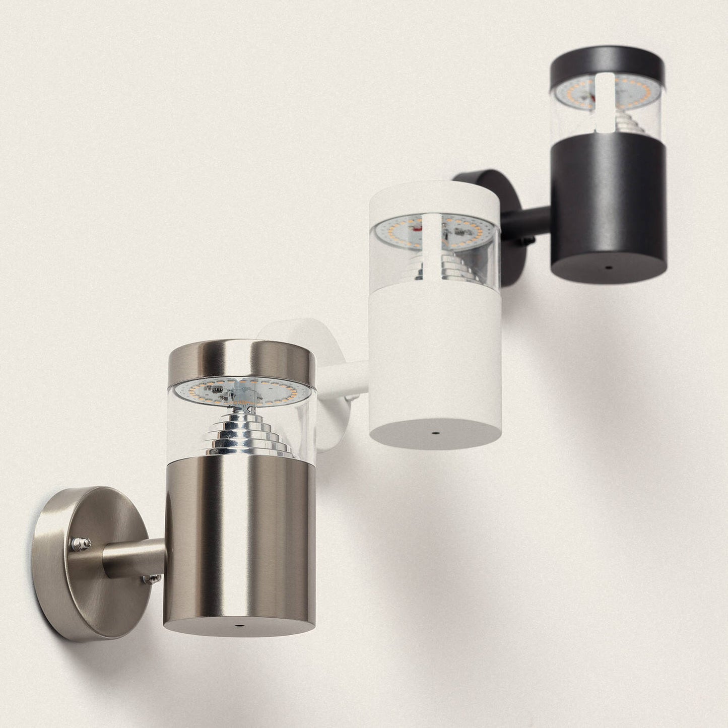 Lámpara de Pared Exterior LED 5W Acero Inoxidable Inti