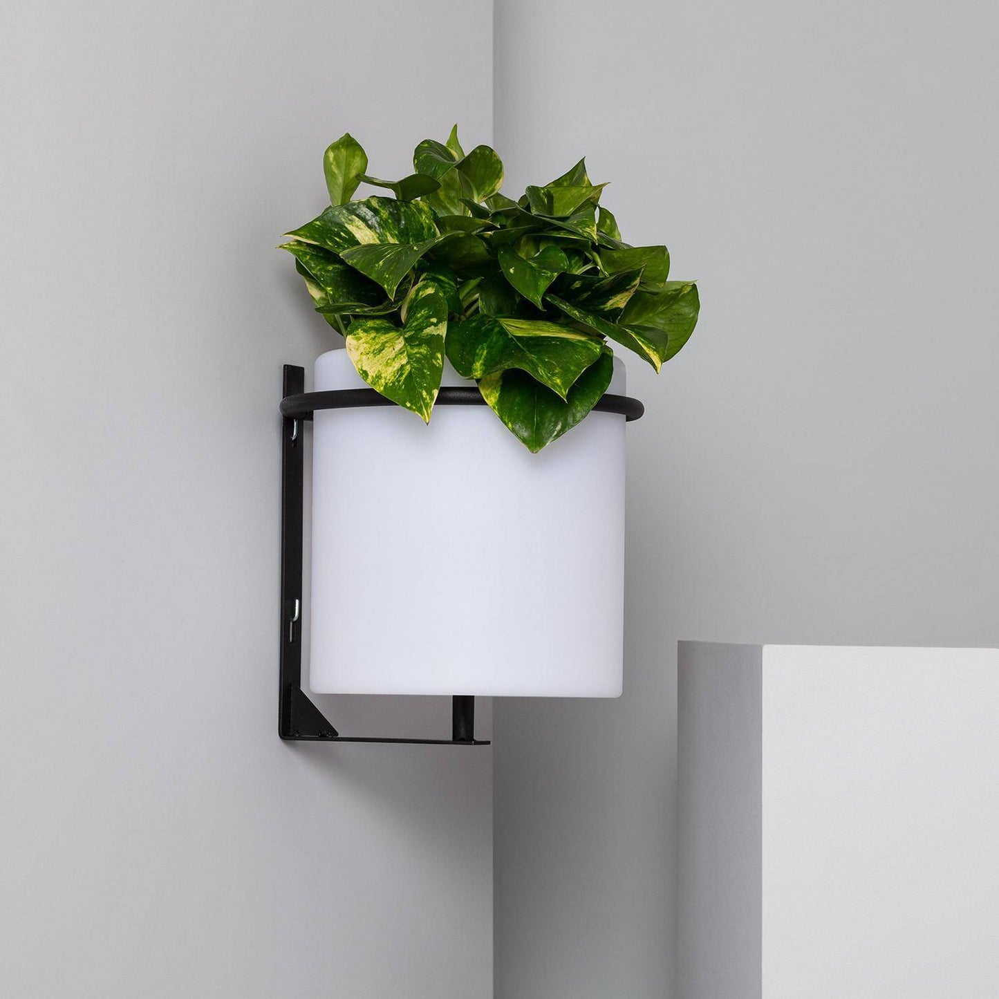 Lámpara de Pared Exterior LED Macetero 22cm RGBW Recargable IP65