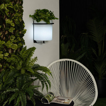 Lámpara de Pared Exterior LED Macetero 22cm RGBW Recargable IP65