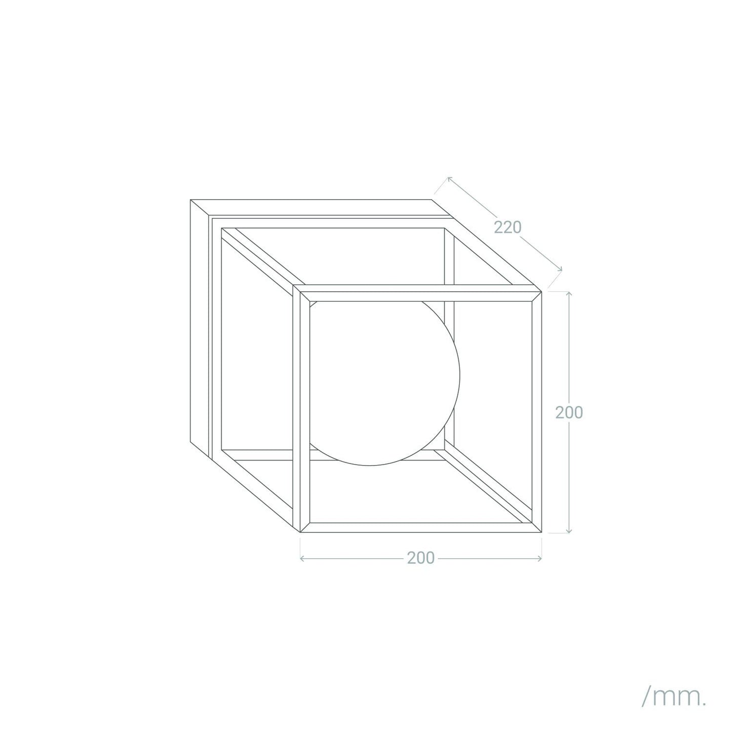 Lámpara de Pared Exterior Metal y Cristal Tabuk
