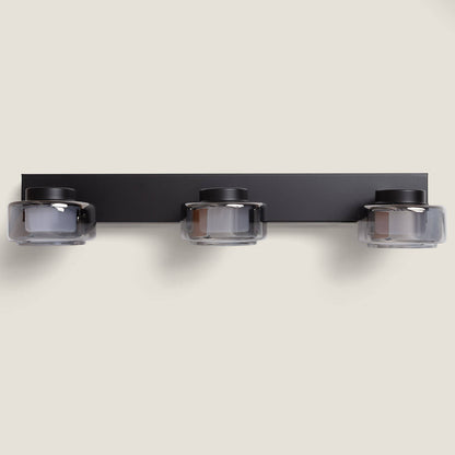 Lámpara de Pared LED 12W Baño CCT Seleccionable Metal y Cristal Zisna