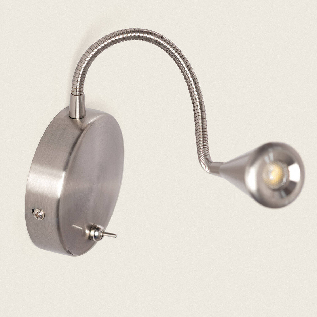 Lámpara de Pared LED 3W de Metal con Interruptor Koiné
