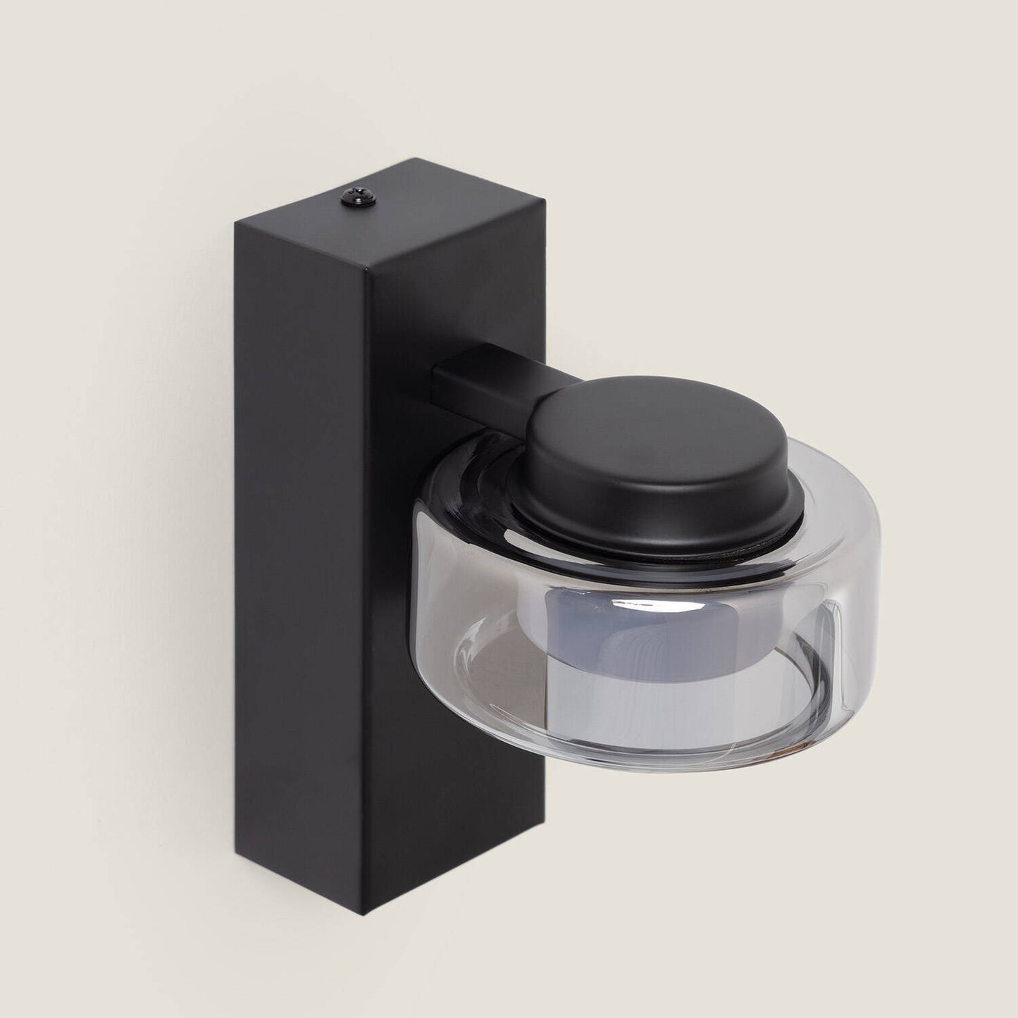 Lámpara de Pared LED 4W Baño CCT Seleccionable Metal y Cristal Zisna