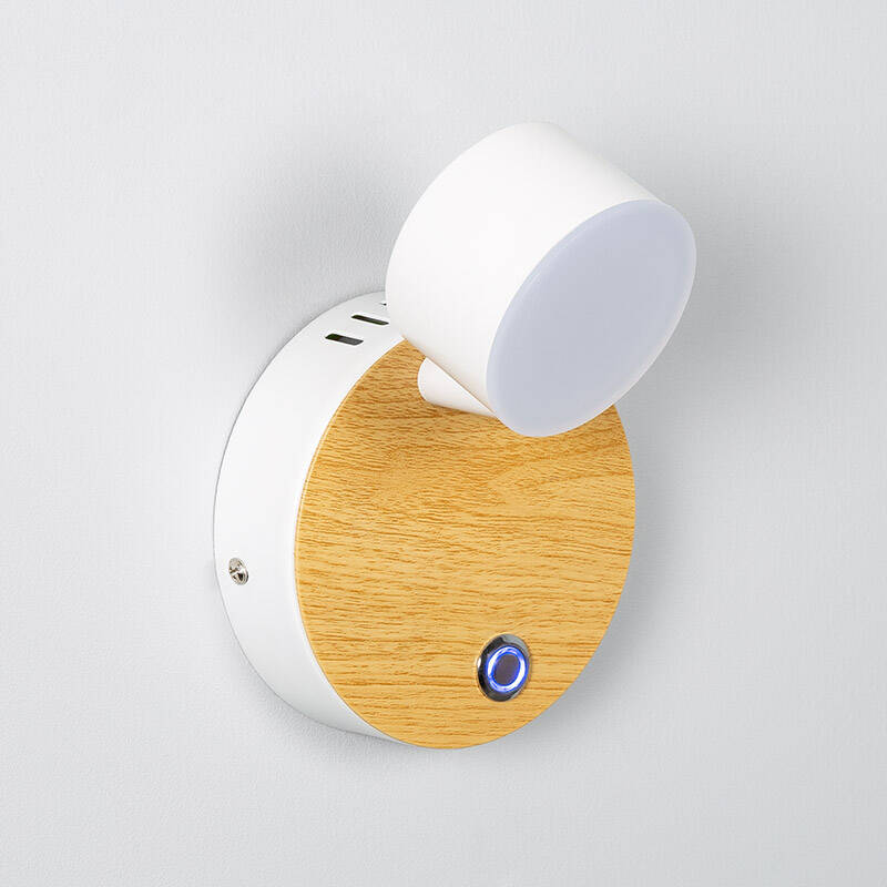 Lámpara de Pared LED 5W Metal con Interruptor Serifos
