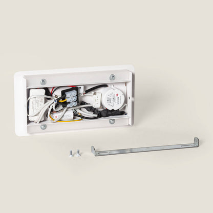 Lámpara de Pared con Luz de Lectura LED 8W Metal y Puerto USB Rossey