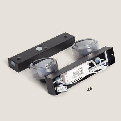 Lámpara de Pared LED 8W Baño CCT Seleccionable Metal y Cristal Zisna