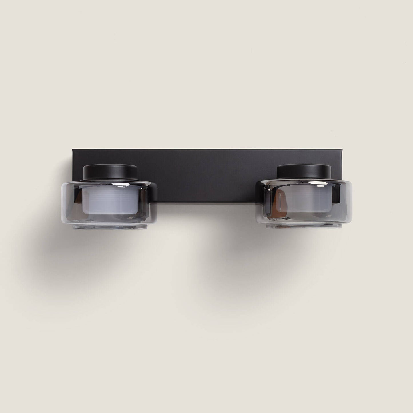 Lámpara de Pared LED 8W Baño CCT Seleccionable Metal y Cristal Zisna