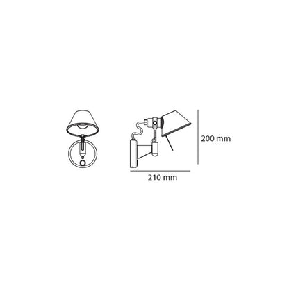 Lámpara de Pared LED Tolomeo Micro Faretto ARTEMIDE