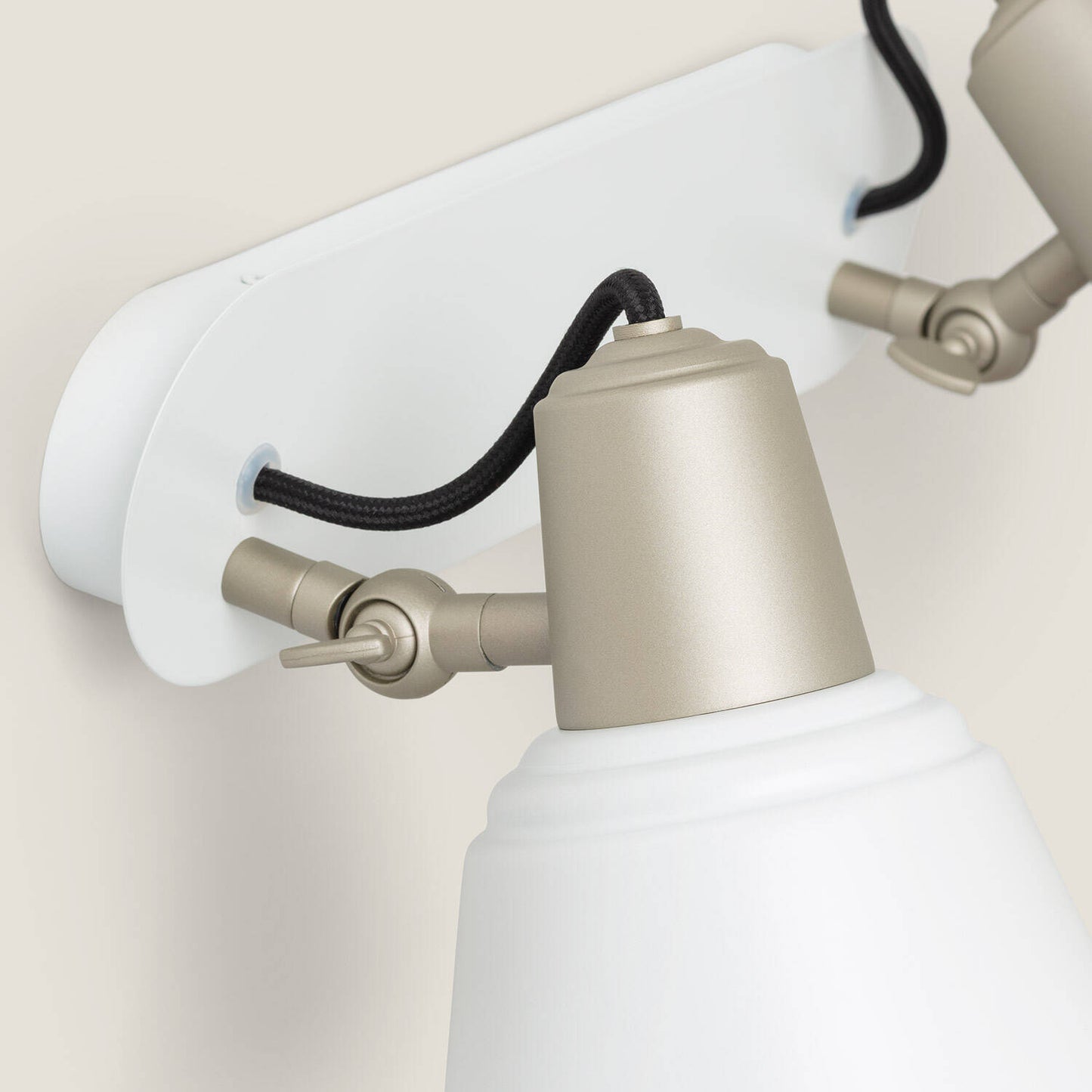 Lámpara de Pared Baño Metal 2 Focos Birzay