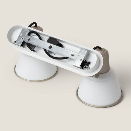 Lámpara de Pared Baño Metal 2 Focos Birzay