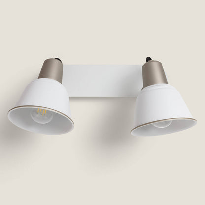 Lámpara de Pared Baño Metal 2 Focos Birzay
