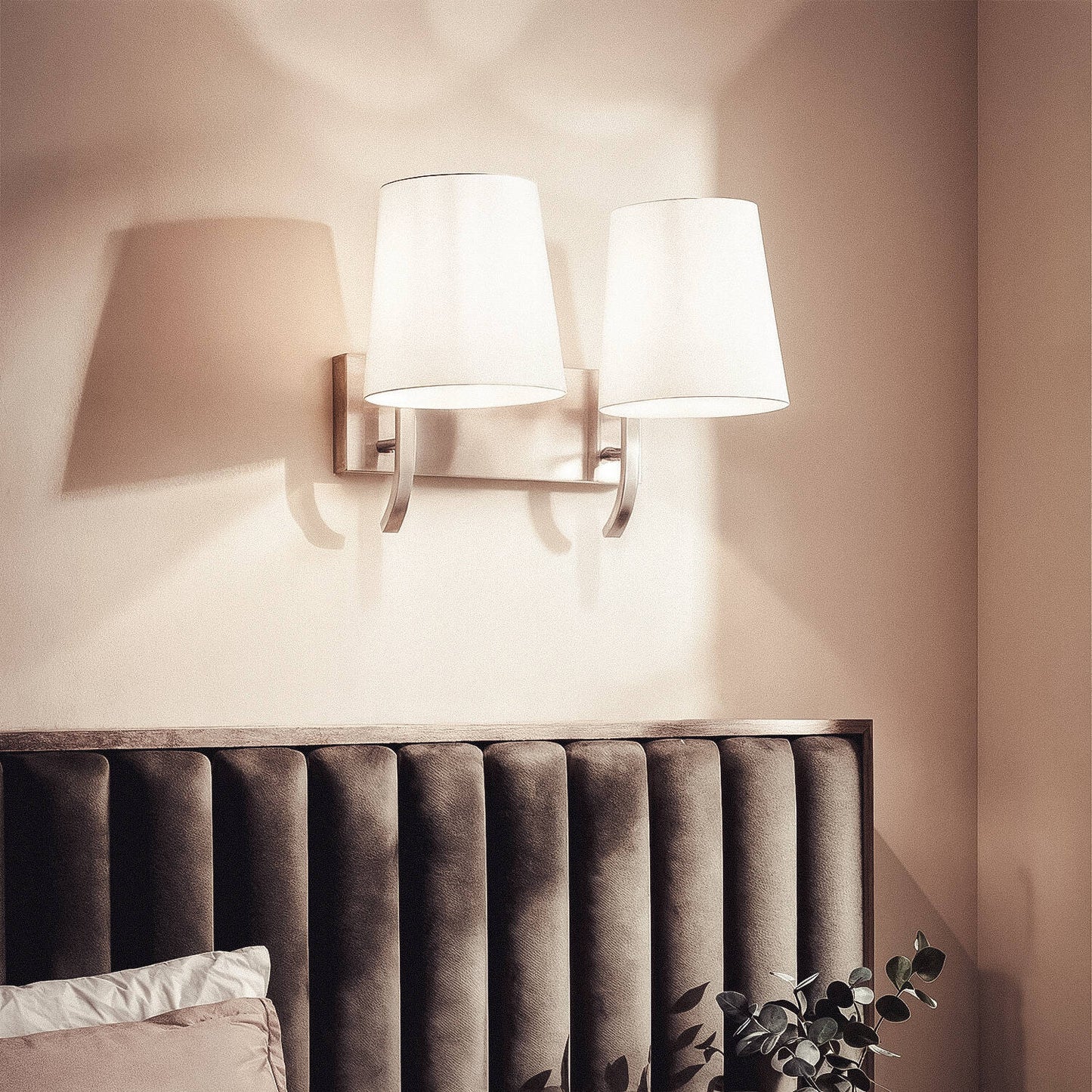 Lámpara de Pared Metal 2 Focos Eikho