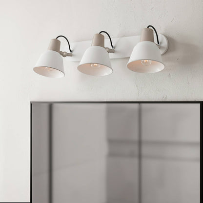 Lámpara de Pared Baño Metal 3 Focos Birzay