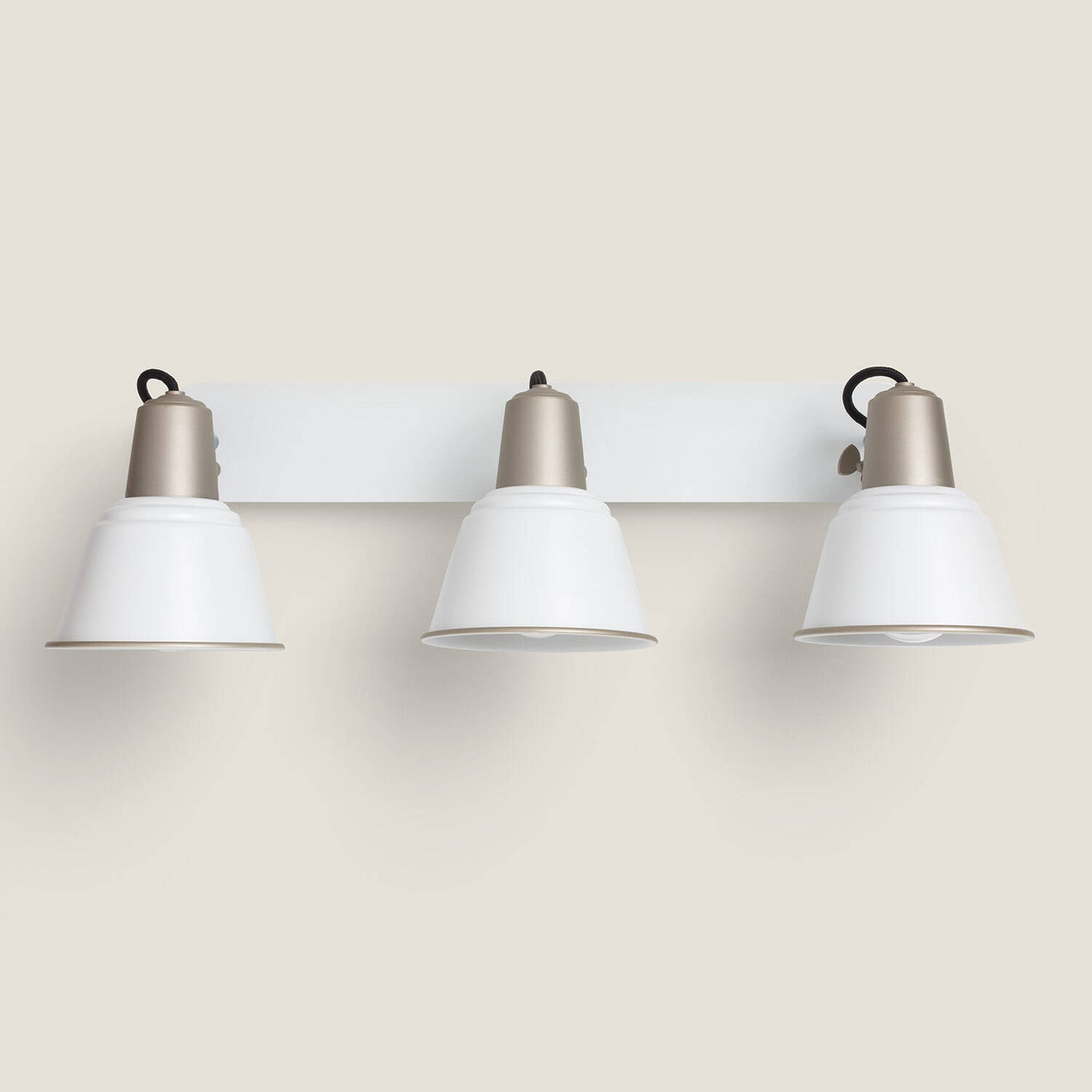 Lámpara de Pared Baño Metal 3 Focos Birzay