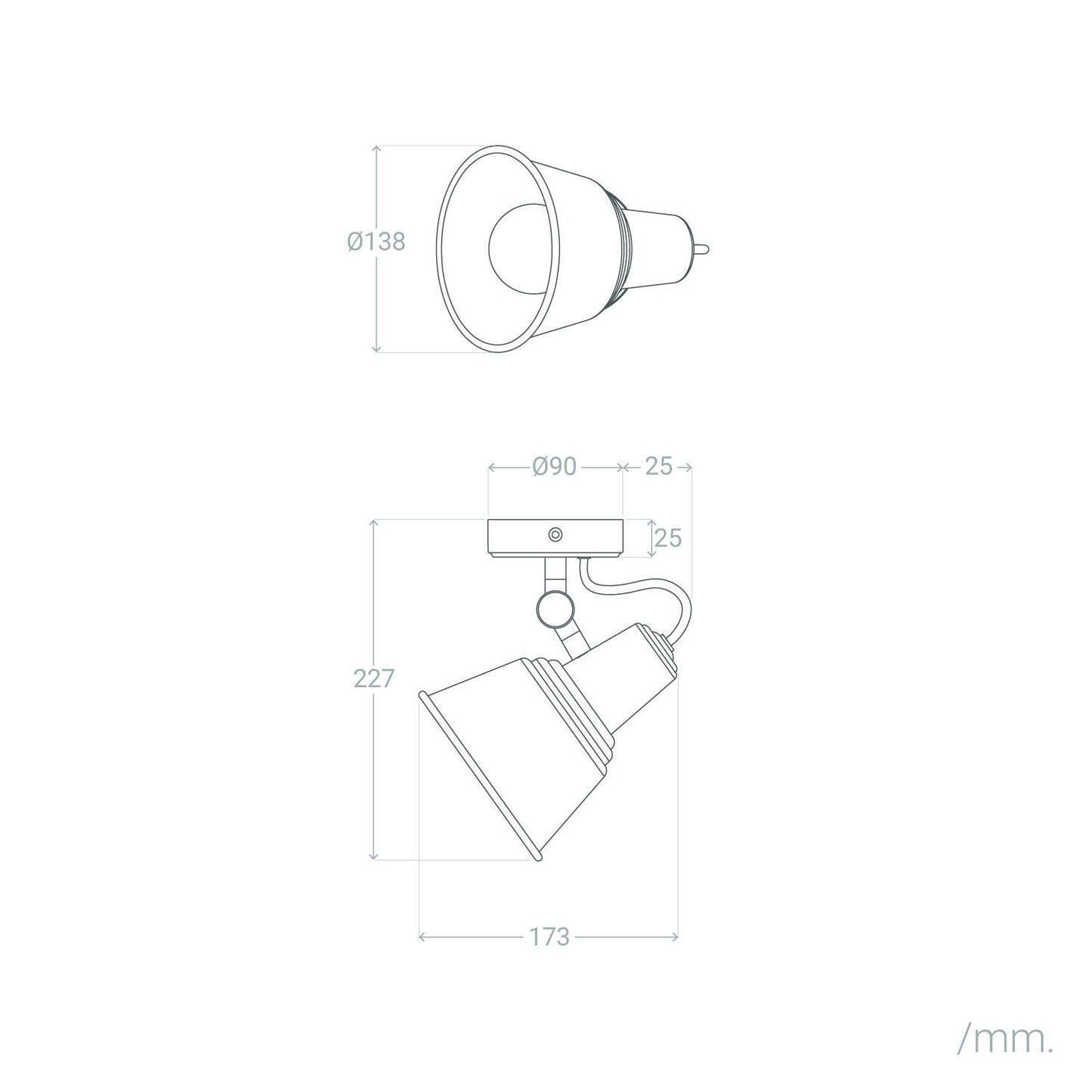 Lámpara de Pared Baño Metal Birzay