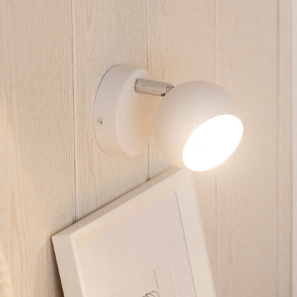 Lámpara de Pared Metal Orientable 1 Foco Blanco Ates