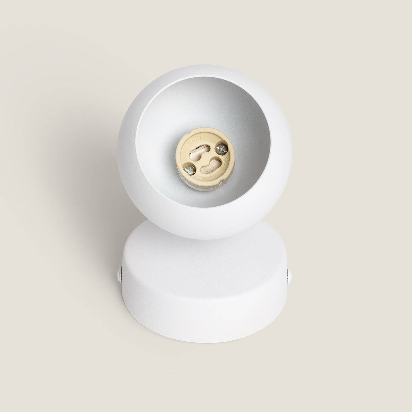 Lámpara de Pared Metal Orientable 1 Foco Blanco Ates