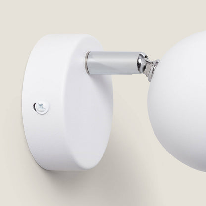 Lámpara de Pared Metal Orientable 1 Foco Blanco Ates