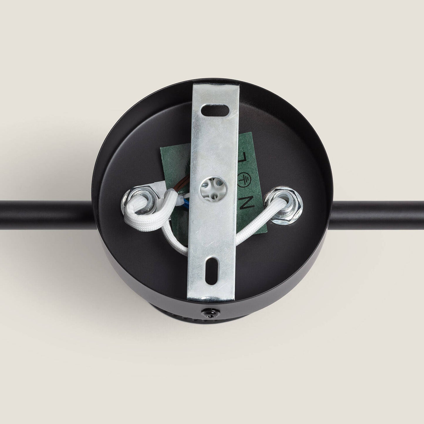 Lámpara de Pared Metal y Corcho Tres Focos Liksy