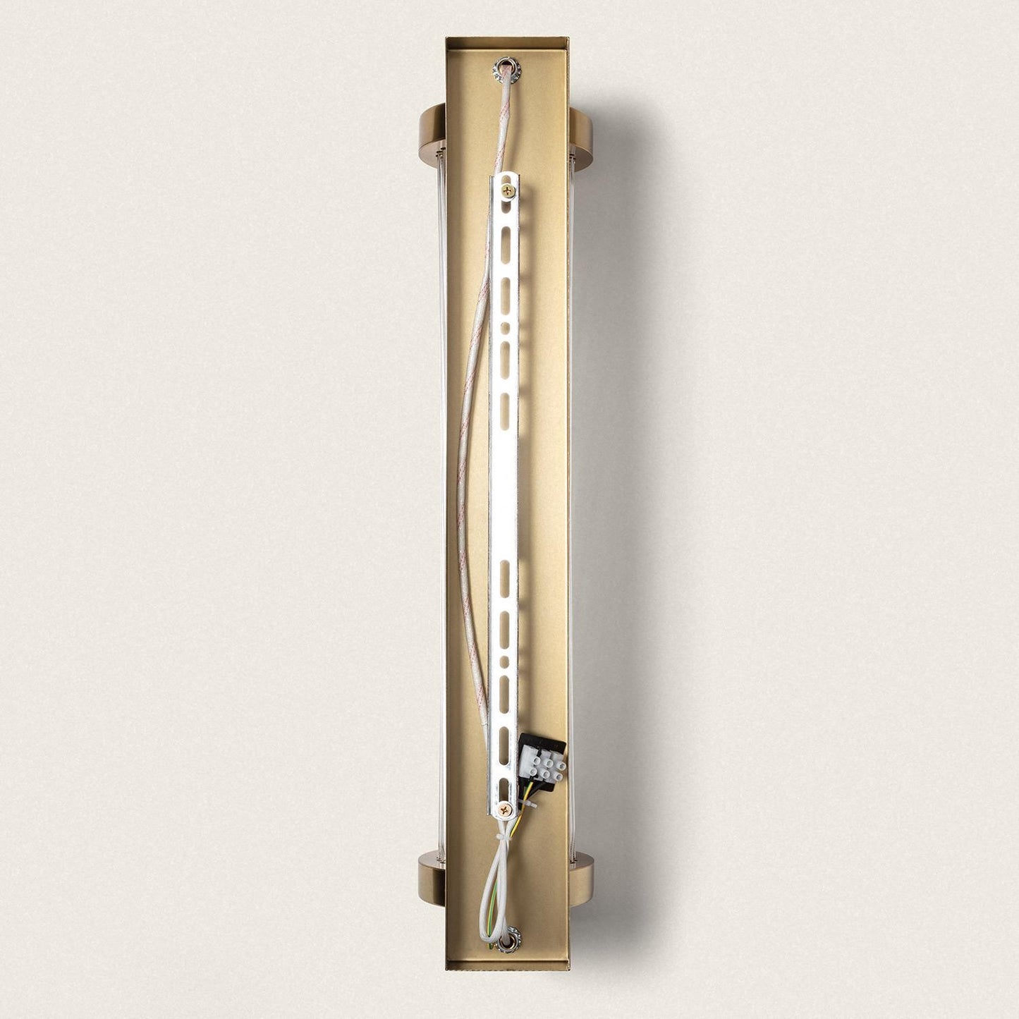 Lámpara de Pared Metal y Cristal Marsen