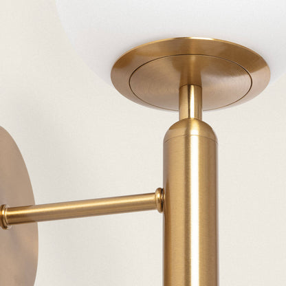 Lámpara de Pared Aluminio y Cristal Oto