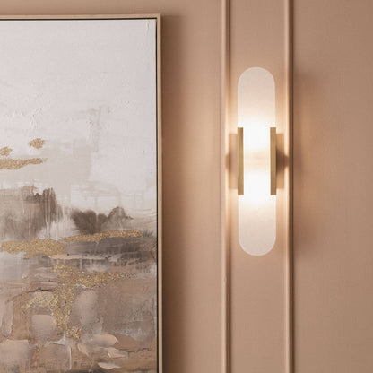 Lámpara de Pared Metal y Mármol Nandra